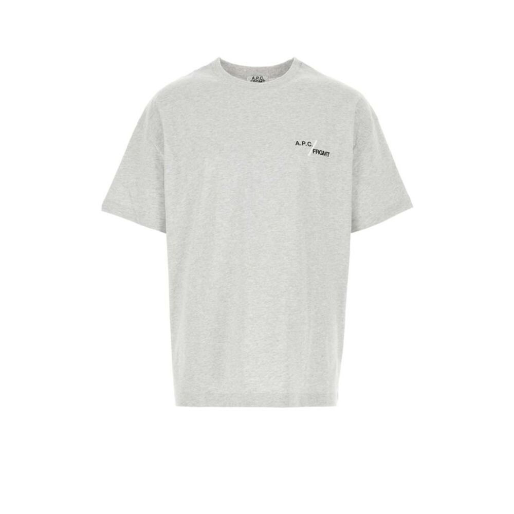 A.P.C. Men Grey Cotton A.P.C. X Frgmt T-Shirt